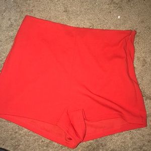 Red/orange Forever 21 shorts (never worn)